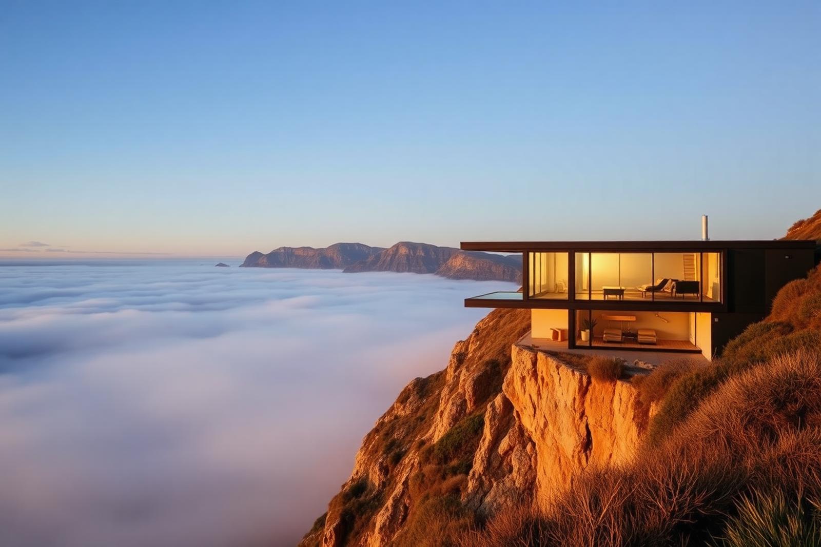 Big Sur's cliffs above the Pacific